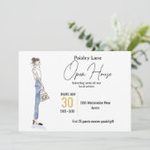 Event Invitation for open house or other (Debout devant)