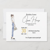 Event Invitation for open house or other Kaart (Voorkant)