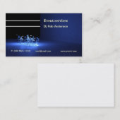 Event of Dj Services visitekaartje (Voorkant / Achterkant)