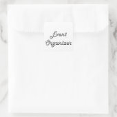 Event Organizer Classic Job Design Vierkante Sticker (Tas)