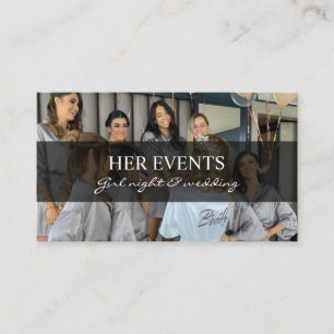 Event Organizer Visitekaartjes met ballonnen