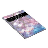 Event Planner ・ bokeh, sparkle light, trendy Notitieboek (Rechterzijde)