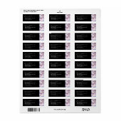 Event Planner bokeh ・sparkle, trendy Etiket (Full Sheet)