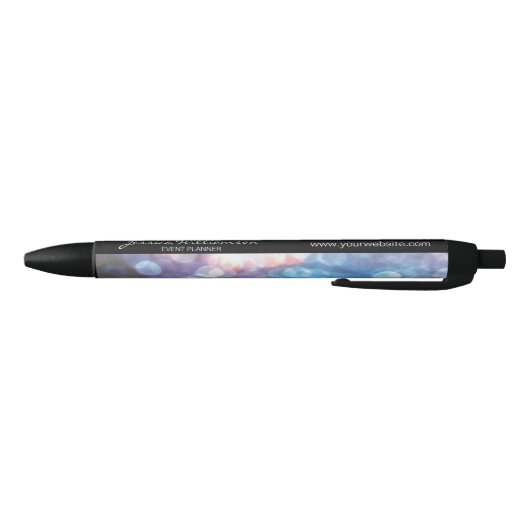 Event Planner bokeh, sprankelend, trendy design Zwarte Inkt Pen (Bodem)