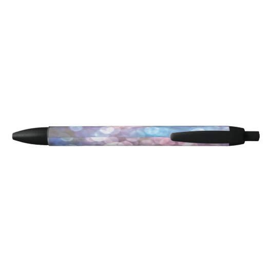 Event Planner bokeh, sprankelend, trendy design Zwarte Inkt Pen (Achterkant)