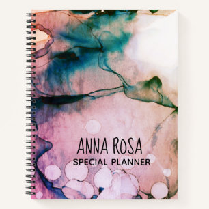 *~* Event Planner Chic Vrouwelijke Girly Artistiek Notitieboek