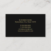 Event Planner Hawaiian Pineapple Modern Stripes Visitekaartje (Achterkant)