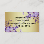 Event Planner Visitekaartje (Achterkant)