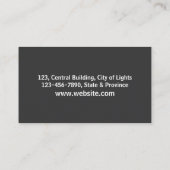 Event Planner Visitekaartje (Achterkant)