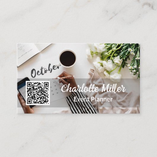 Event Planner Visitekaartje (Voorkant)