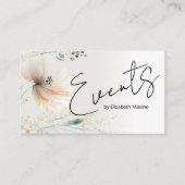 Event Planning Modern Boho Visitekaartje (Voorkant)