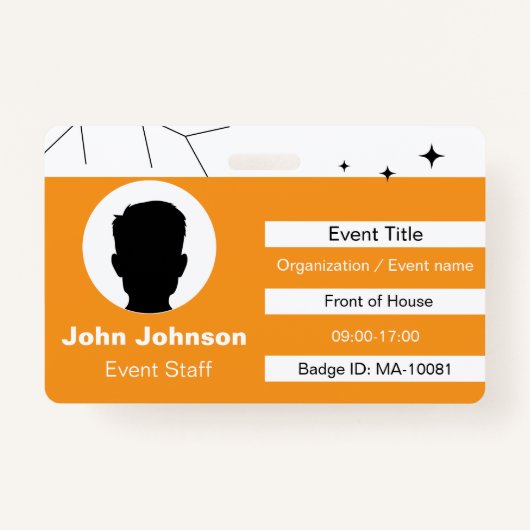 Event Staff Badge (Voorkant)