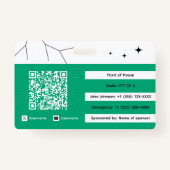 Event Staff Badge (Achterkant)