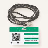 Event Staff Badge (Achterkant met draagriem)