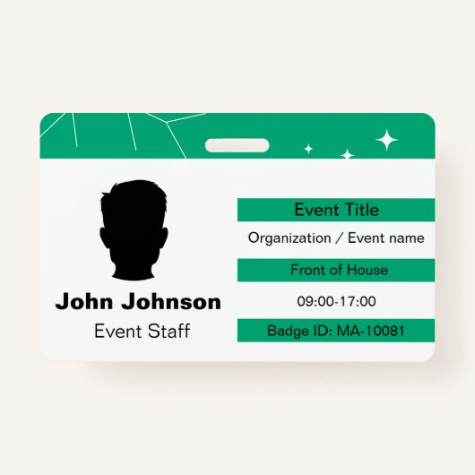 Event Staff Badge (Voorkant)