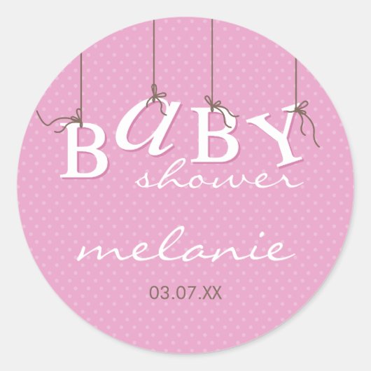 EVENT STICKER :: baby letters 4 (Voorkant)