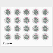 EVENT STICKER:: fizzy spots 2 Ronde Sticker (Vel)