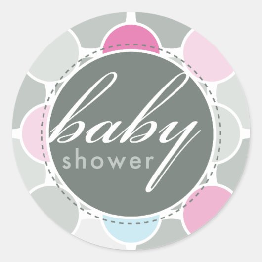 EVENT STICKER:: fizzy spots 2 Ronde Sticker (Voorkant)