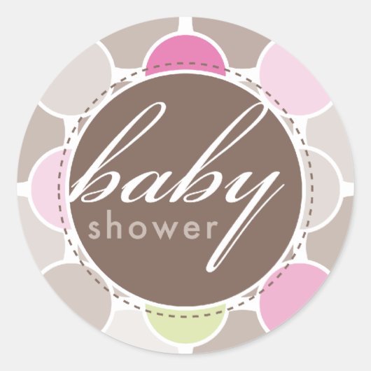 EVENT STICKER:: fizzy spots 4 Ronde Sticker (Voorkant)