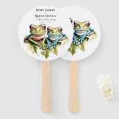 Éventail 10 ans Mariage Anniversaire Jardin Décontractée fê (Devant et derrière)