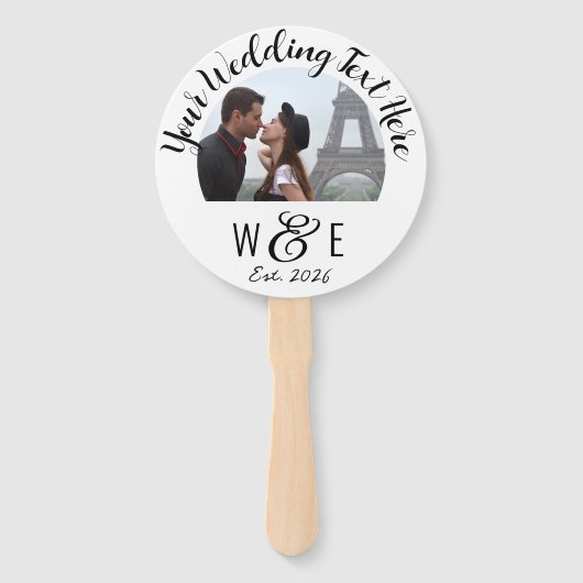 Éventail 10 Programmes Texte Personnalisés Ventilateurs Mar (Dos)