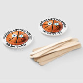 Éventail 10 x Jeu de basket-ball personnalisé YEUX BLEUS Jo (Non-assemblé)