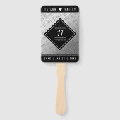 Éventail 11ème anniversaire de Mariage en acier (Devant)