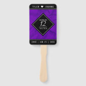 Éventail 12ème anniversaire de la Mariage de soie (Devant)