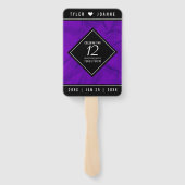 Éventail 12ème anniversaire de la Mariage de soie (Dos)