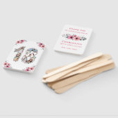 Éventail 18e anniversaire Photo Collage Rose Fleur Fille Bl (Non-assemblé)