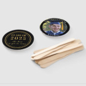 Éventail 2023 Diplômé Inspirational Photo Gold Noir (Non-assemblé)