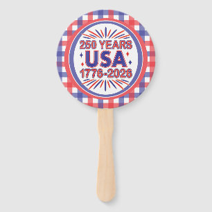 Éventail 250 ans USA Semiquinentenaire 1776-2026