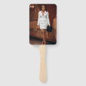 Éventail 2 Diplôme photo avec Maroon Rouge et Or (Dos)