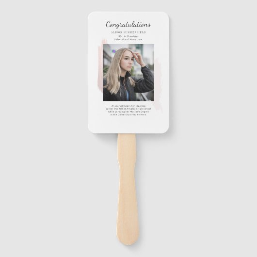 Éventail 2 Photos Graduation Script Grad 2025 (Dos)