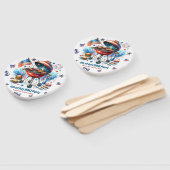 Éventail 4 juillet Famille Réunion Bakyard Bq Party (Non-assemblé)