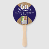 Éventail 60 et Fabulous Gold Parties scintillant 2 Photo 60 (Dos)