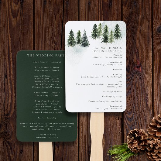 Éventail À feuillage persistant Mountain Glen White Green B