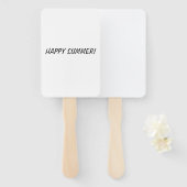 Éventail Abanico (Devant et derrière)