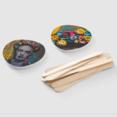 ÉVENTAIL ABANICO FRIDA KAHLO (Non-assemblé)