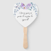 Éventail Abanico Personalizado en Tonos Lilas (Devant)