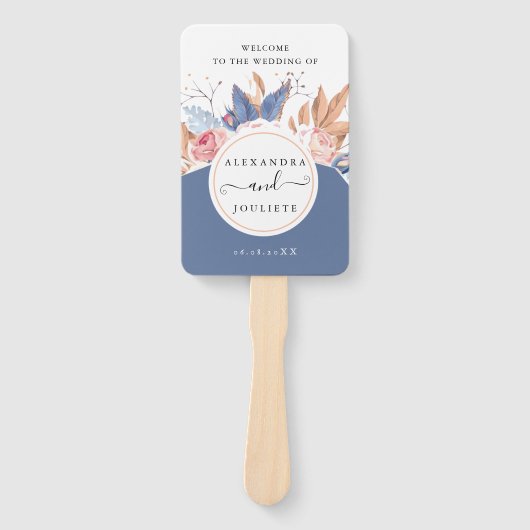Éventail Accueil mariage (Devant)