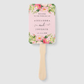 Éventail Accueil mariage (Devant)