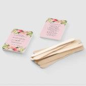 Éventail Accueil mariage (Non-assemblé)