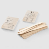 Éventail Accueil mariage (Non-assemblé)