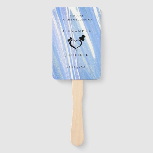 Éventail Accueil mariage (Devant)
