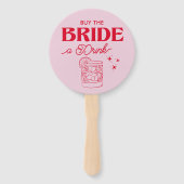 Éventail Acheter la mariée un verre Bachelorette (Devant)