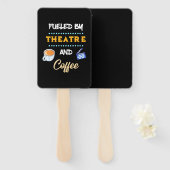 Éventail Acteur Alimenté Par Café De Théâtre (Devant et derrière)