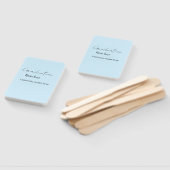 Éventail add your text simple graduate add school name cong (Non-assemblé)