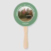 Éventail Adirondack Lean-to en automne Anniversaire Article (Dos)