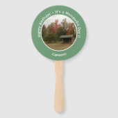 Éventail Adirondack Lean-to en automne Anniversaire Article (Devant)